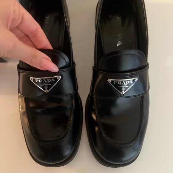 Prada Leather Loafers, size 39.5 , pre -owned, good condition - Picture 12 of 16